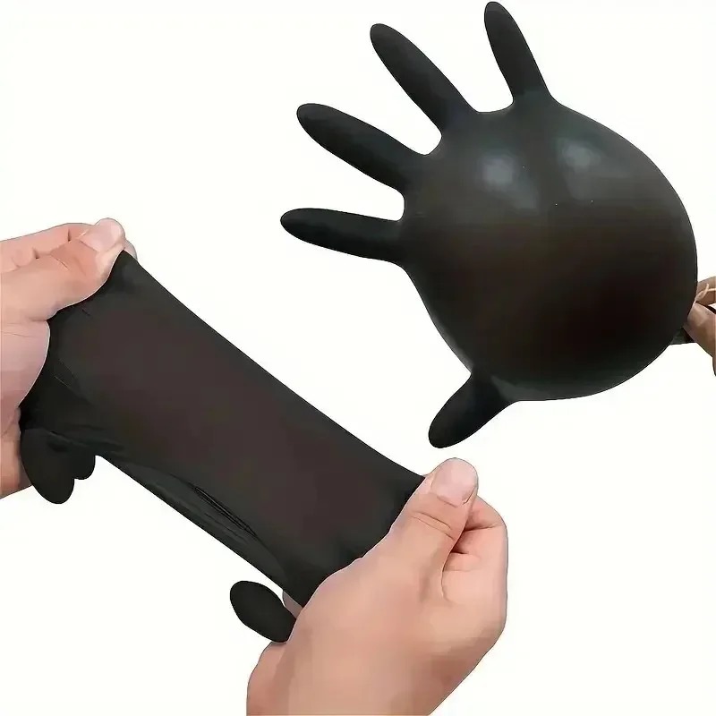 Black Disposable Gloves Unisex - Latex Disposable Glove ulasan dan harga