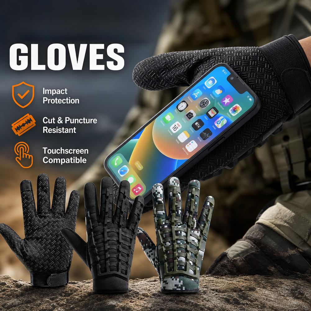 Tactical Gloves Touchscreen Mo - Work Glove Impact ulasan dan harga