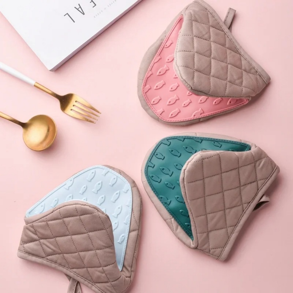 1PC Silicone Oven Mitts Fish S - Oven Mitt Silicone ulasan dan harga