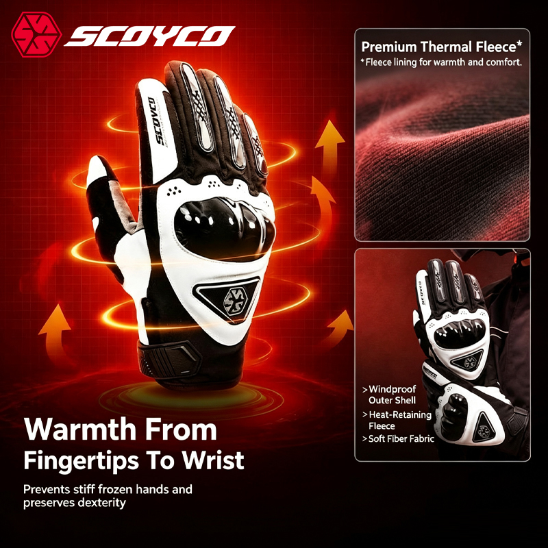 Scoyco Winter Motorcycle Glove - Work Glove Impact ulasan dan harga